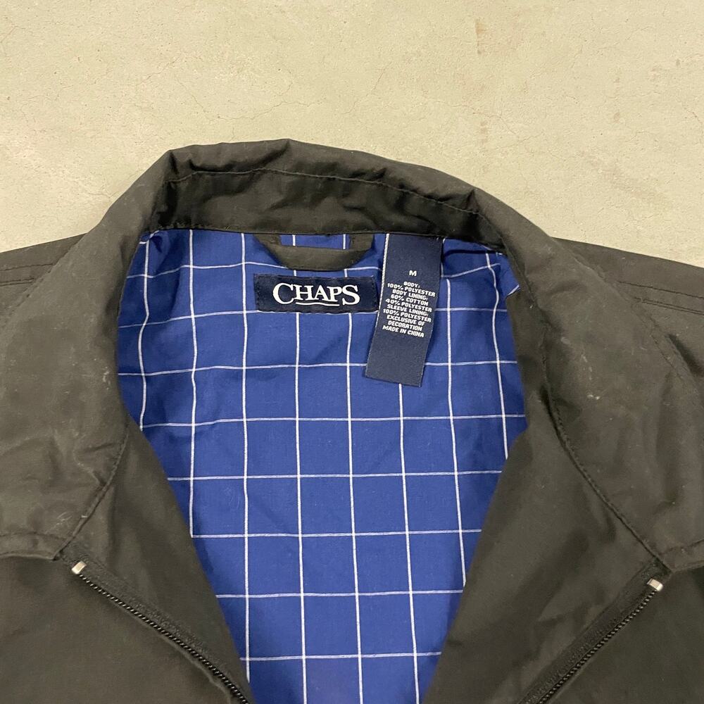 vintage chaps flannel lined bomber jacket - Picture 3 of 3